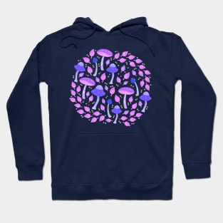 Violet purple mushrooms Hoodie